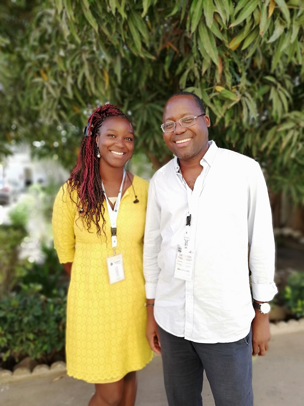 Alex Nadège Ouedraogo with Prof. Dr. Elísio Macamo (Summer School Director), Professor of African Studies at the University of Basel (Switzerland)Summer School 1.jpg (295 KB)